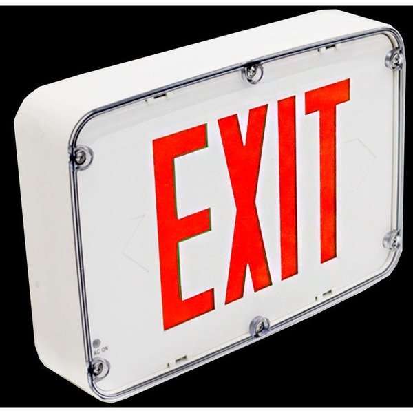 Westgate XTN4X-2RWEMNEMA 4X RATED LED EXIT SIGN, DOUBLE FACE, RED BLACK EM INCL. XTN4X-2RWEM